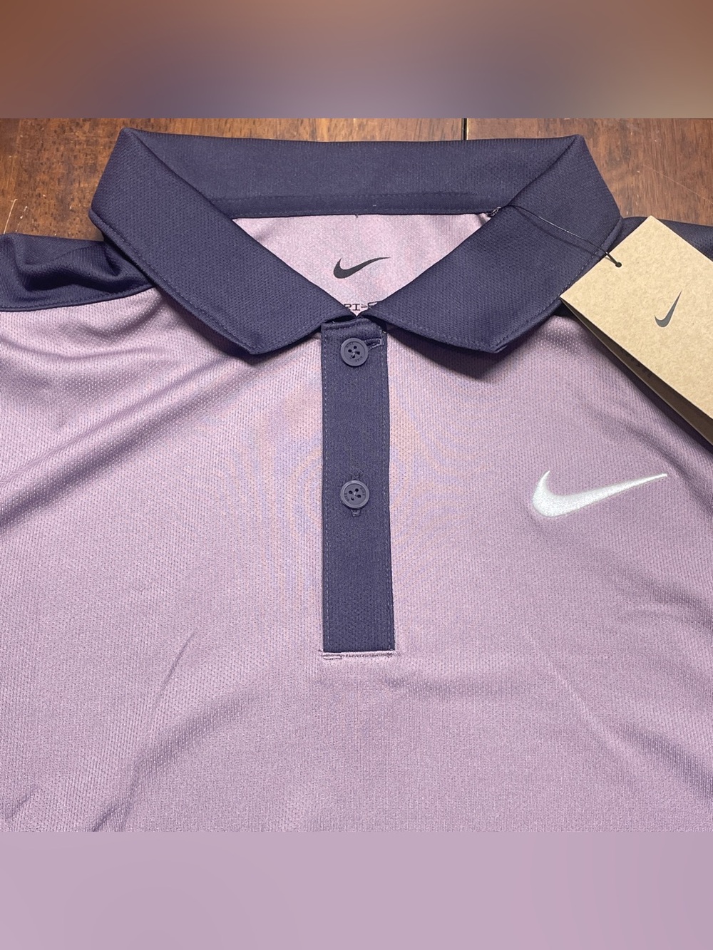 Nike Dri-FIT Victory Golf Polo Mens Small HM5637-204 Purple NWT MSRP $70